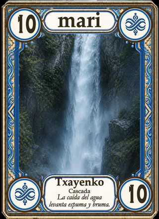 Carta Ko 10: Txayenko, cascada